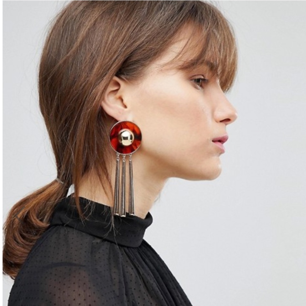 ASOS Tortoiseshell Resign Earrings
